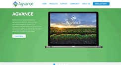 Desktop Screenshot of agvance.net