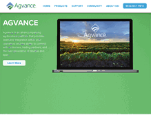 Tablet Screenshot of agvance.net